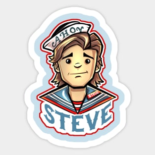 Steve Stranger Things 3 Scoop Troop Sticker